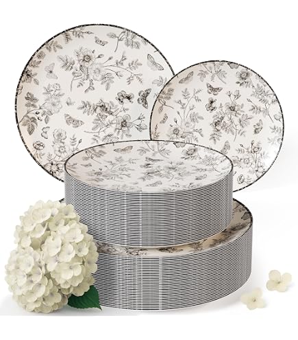 Amazon.com: Trendables Disposable Plates for Party Supplies